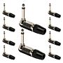 Conector P10 Macho Linha Mono Metal 90 Graus Storm 1