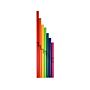 Kit Escala Diatônica Grave Dó Maior Com 7 Boomwhackers BWJG 1