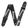 Correia Nylon Preta E Logo Branco Ibanez Design GSD50-BK 1