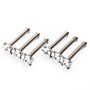 Saddles Ponte Guitarra Cromado (6 Peças) Spirit S8-108 CR 1