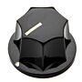 Knob Plástico Instrumentos Preto (3 Unidades) Spirit KJB-L 1