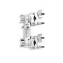 Clamp Universal Duplo Para Bateria Gibraltar SC-UGC 1