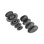 Kit Completo Peles Rock Pratos Mudos Evans dB One
