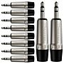 Conector P2 Stereo 3,5mm Plt Wc 1323 Trs Wireconex 10 Unidades 1