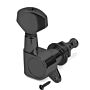 Tarraxa Guitarra Blindada Preta L6 Canhoto Spirit J07-BK-L6
