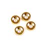 Bucha Trocolos Instrumentos Dourada (4 Peças) Spirit JTS-GD