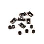 Baixa Cordas Guitarra Preto (6 Unidades) Spirit SSG-S-BK