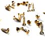 Parafuso Suporte Jack Dourado WO 2.5x10.0 (24 Peças) Spirit