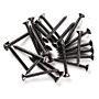 Parafuso Para Trocolo Preto WO4.2X45-BK (24 Unidades) Spirit