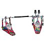 Pedal Duplo Edição Limitada 50 Anos Psychedelic Rainbow Tama Iron Cobra 900 Power Glide 50th Anniversary HP900PWMPR