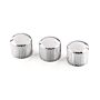 Knob Plástico Instrumentos Cromado (3 Peças) Spirit KPP-CR