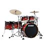 Bateria Shell Pack (5 tambores) Bumbo 22 (Dark Cherry Fade) Tama Starclassic Performer MBS52RZS-DCF