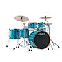Bateria Shell Pack (5 tambores) Bumbo 22 (Azul Sky Blue Aurora) Tama Starclassic Performer MBS52RZS-SKA