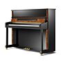 Pearl River PE121 Piano Acústico Vertical em Ebony polish with Camphor Burls com Banqueta | Teclacenter