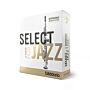 Palheta Sax Soprano 3S (10 Unidades) D Addario Select Jazz modelo RSF10SSX3S