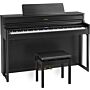 Piano Digital Roland HP704 - Teclado PHA-50 Madeira, 4 Alto-falantes
