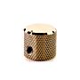 Knob De Metal Dourado (3 Unidades) Gotoh VK15T-GG