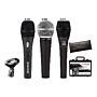 waldman s-voc-3pm kit c/ 1 s-580, 1 s-870, 1 s-350, dinamicos, case, cachimbos