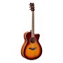 Violão Yamaha FSC-TA BS TransAcoustic com Cutway - Efeitos internos