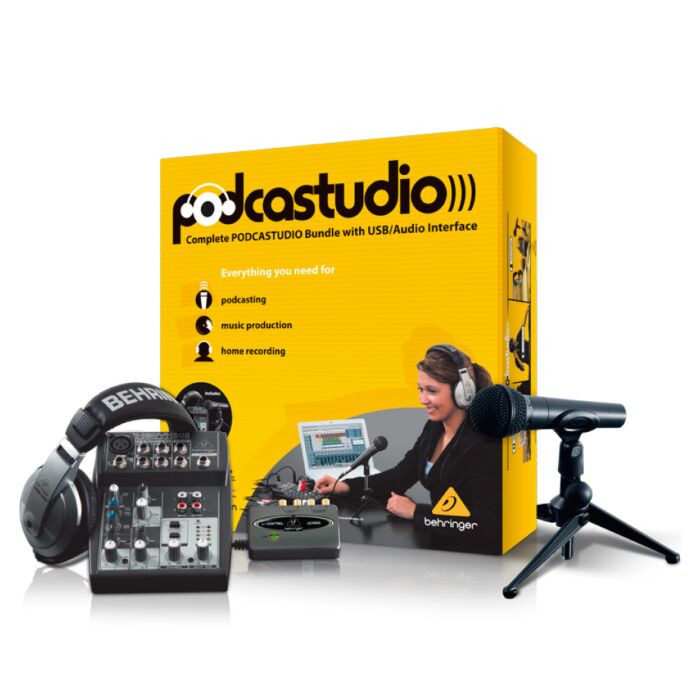 Kit estudio Behringer Podcastudio 2 USB 1 Kit estudio Behringer Podcastudio 2 USB 1