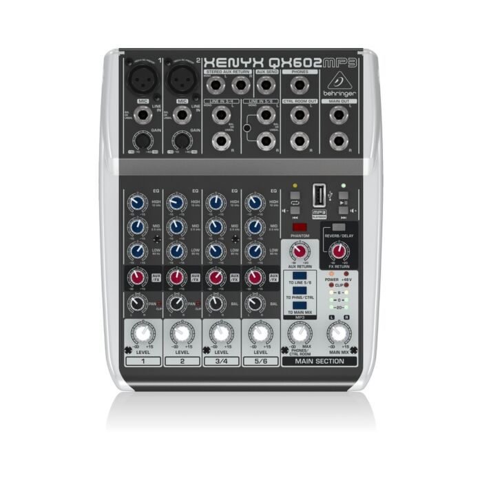 Mesa de som Xenyx QX602MP3 - Behringer 1