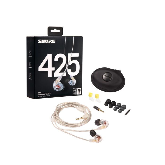 Fone de ouvido in-ear com fio - SE425-CL - Shure 1