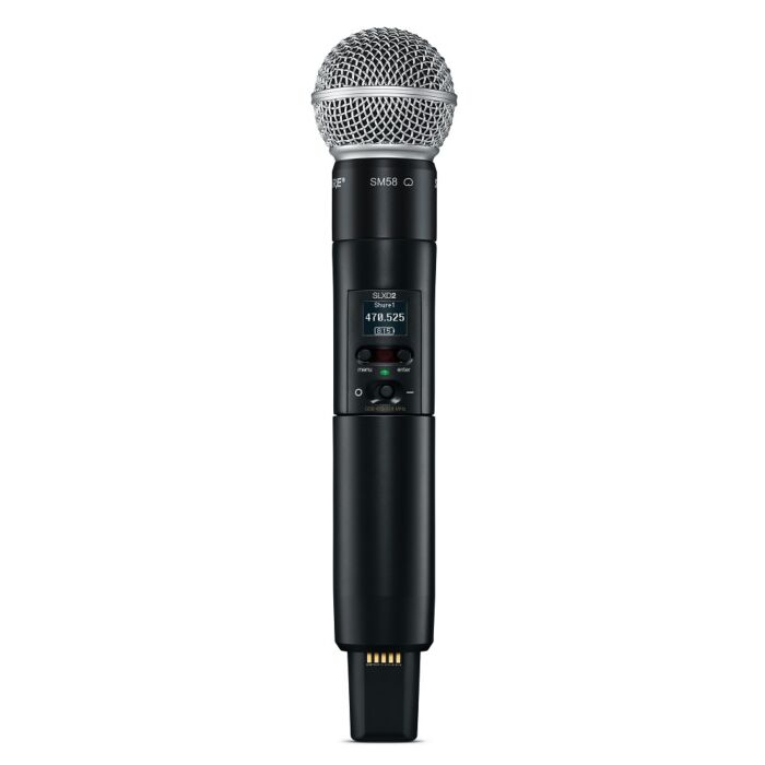 Microfone transmissor Shure SLXD2/SM58 com capsula 1