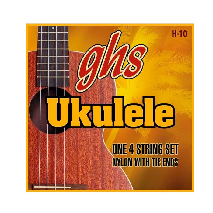 H-10 Enc Uke 4C Nln Strings Tie Ends 025/036 Ghs 1