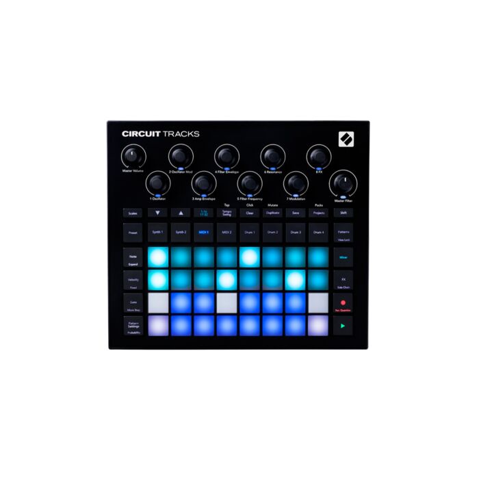 Sintetizador MIDI USB CIRCUIT TRACKS  Novation 1