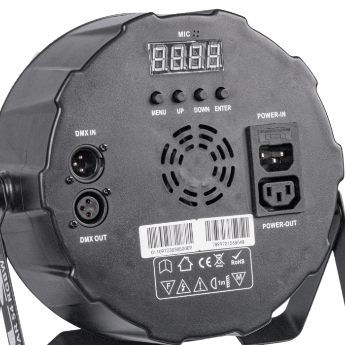 MEGA PAR V3 54RGBW - LED 5W 8 Canais DMX - Bi-Volt - PLS 1