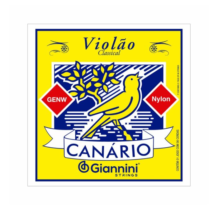 Encordoamento Giannini P/violão Nylon Canário Genw 1 Encordoamento Giannini P/violão Nylon Canário Genw 1