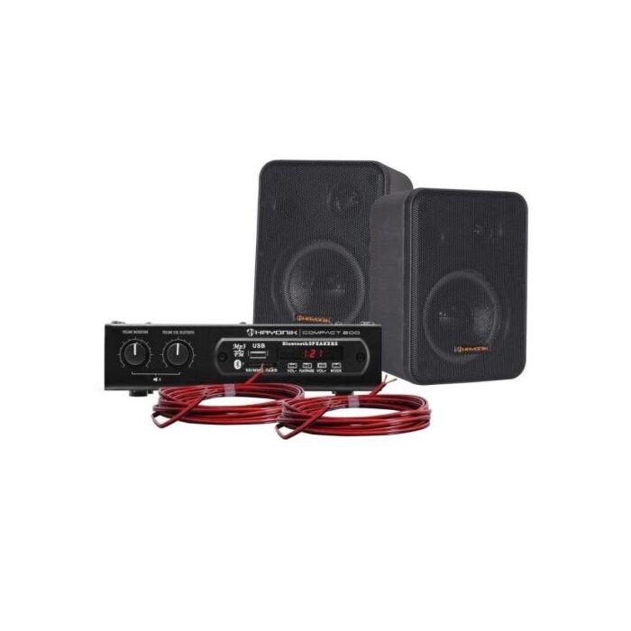 Kit de Som para Ambiente Hayonik Ambience 2000 V2 Preto 1