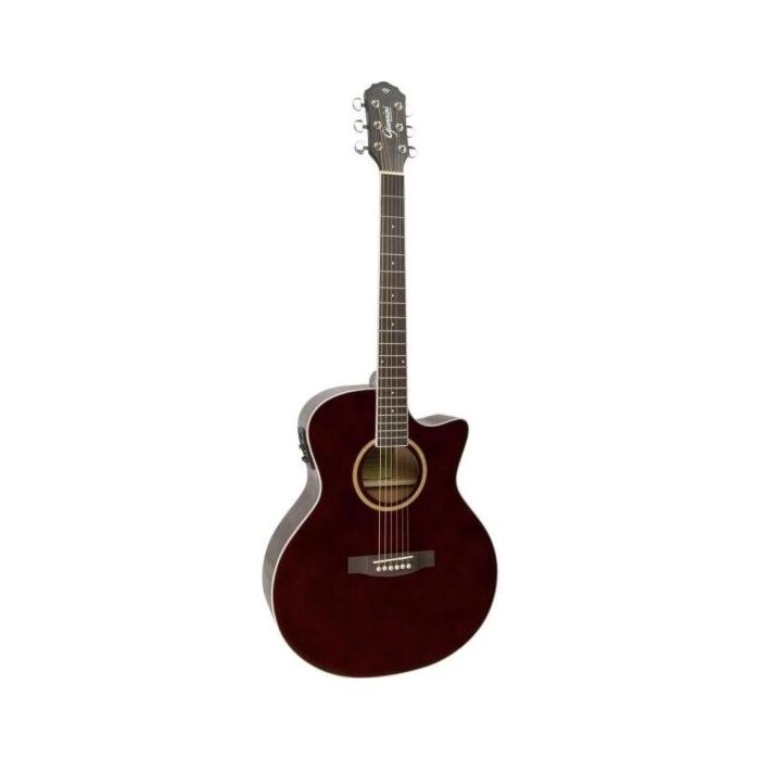 Violão Giannini GSF3 CEQ Eletroacústico Aço Translucent Dark Wine Dark Wine 1