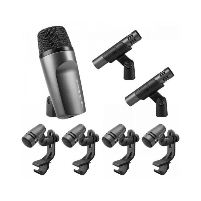 Kit Microfone Para Bateria Sennheiser E 600 Preto 1