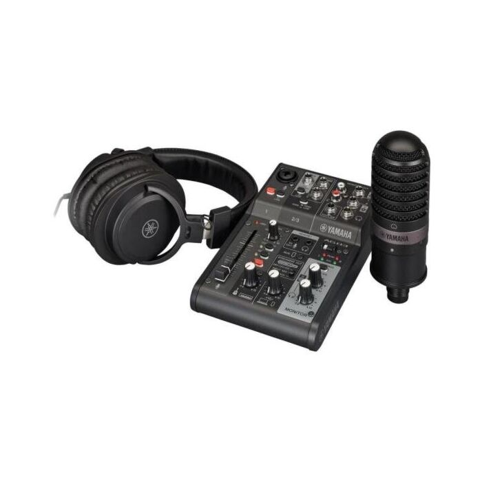 Kit Streaming Yamaha AG03MK2 LSPK Preto 1