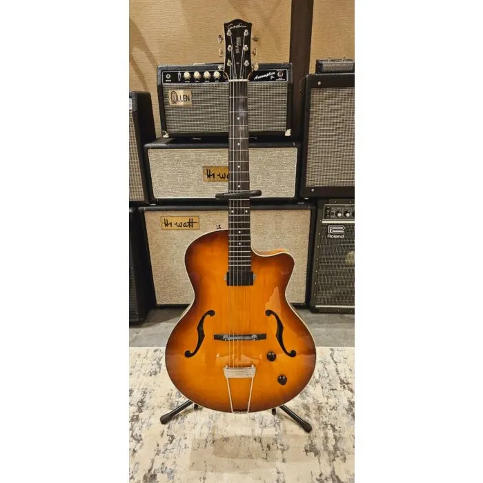 Godin 5th Avenue セミアコースティックギター Guitarra Godin 5TH Avenue Cutaway Kingpin II HB Semi Acustica
