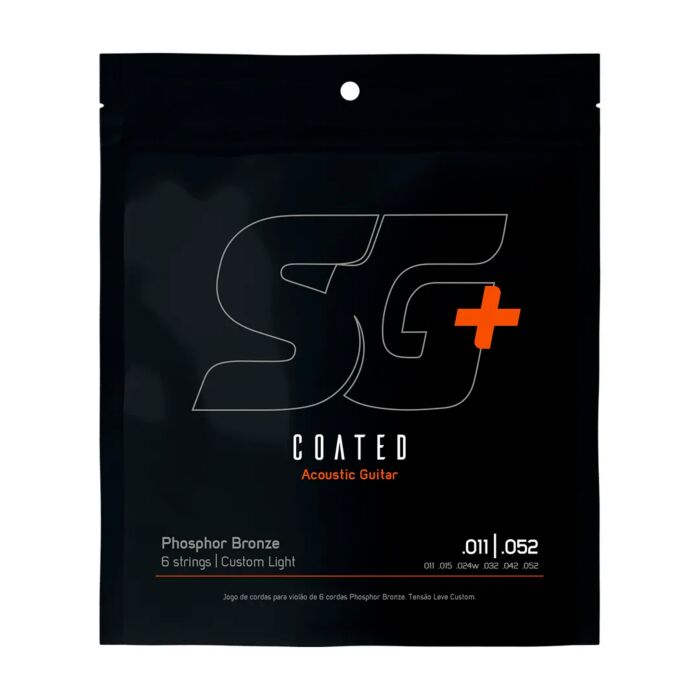 Encordoamento P/violão Fósforo Bronze Sg+ Revestido 011 1