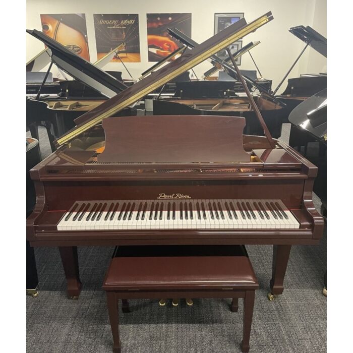 Comprar GP150 Pearl River Piano Acústico Cauda com Banqueta - Grained Mahogany Polish 150cm com Banqueta| Teclacenter - 2