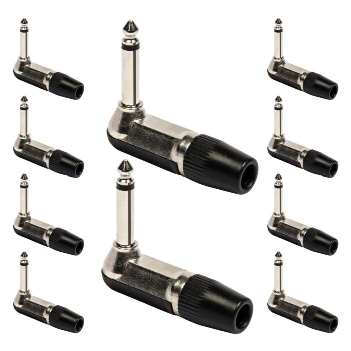 Conector P10 Macho Linha Mono Metal 90 Graus Storm 1 Conector P10 Macho Linha Mono Metal 90 Graus Storm 1