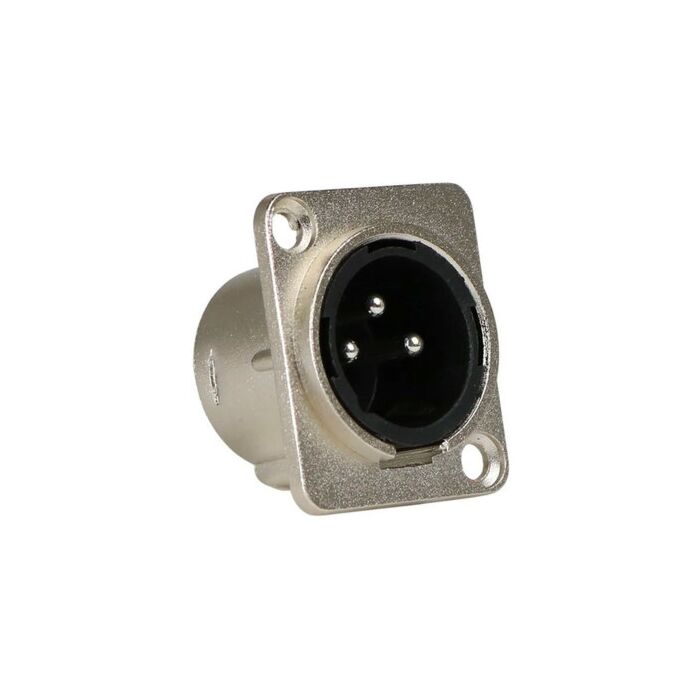 Conector Xlr Painel Cromado Mxt 10 Unidades 1