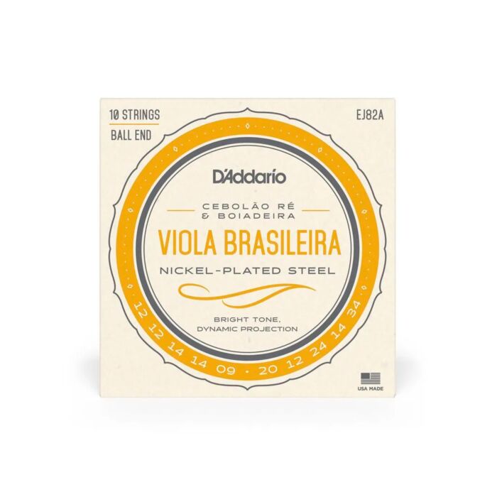 Cordas Para Viola Brasileira Ré D Addario Ej82 1