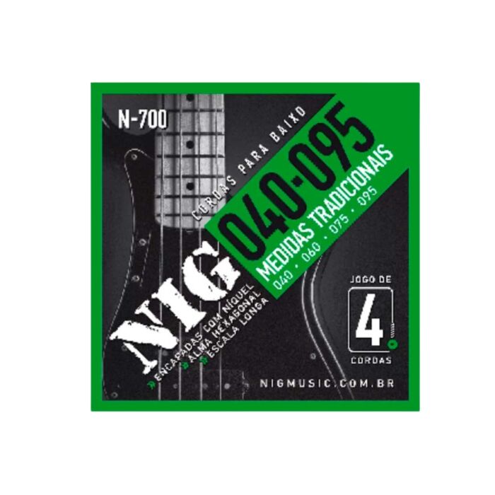 Encordoamento Contrabaixo 040/0.95 - 4 Cordas N700 Nig 1