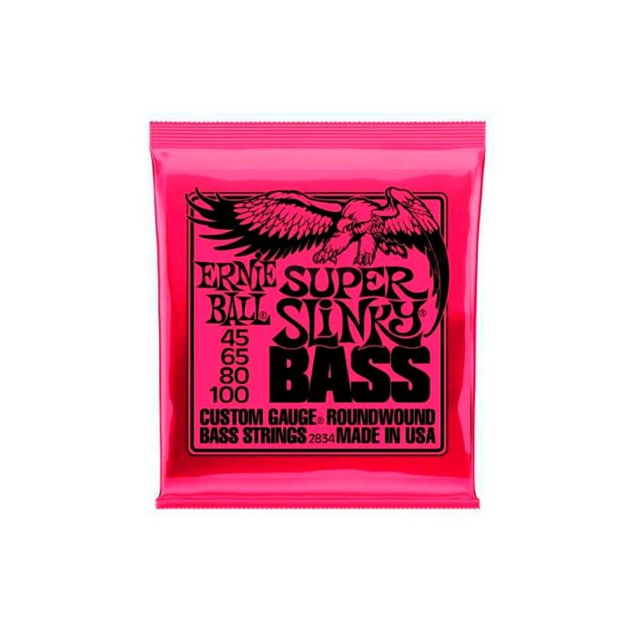 Encordoamento P/baixo 4 Cordas Super Slinky Niquel 045"-100" P02834 Ernie Ball 1