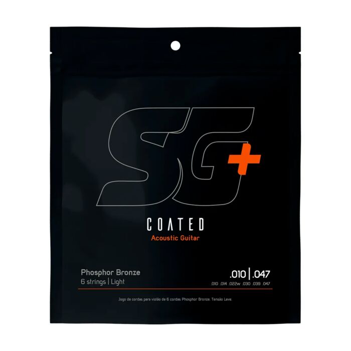 Encordoamento P/violão Fósforo Bronze Sg+ Revestido 010 1 Encordoamento P/violão Fósforo Bronze Sg+ Revestido 010 1