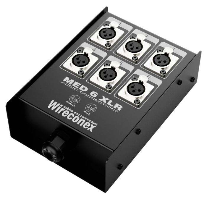 Painel Multicabo 06 Vias Xlr - Medusa Wireconex 1