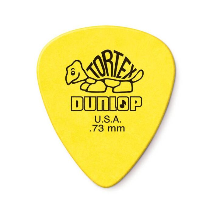 Palheta Tortex 0,73mm Amarela Pct C/ 6 Un 418r.73 Dunlop (1343) 1