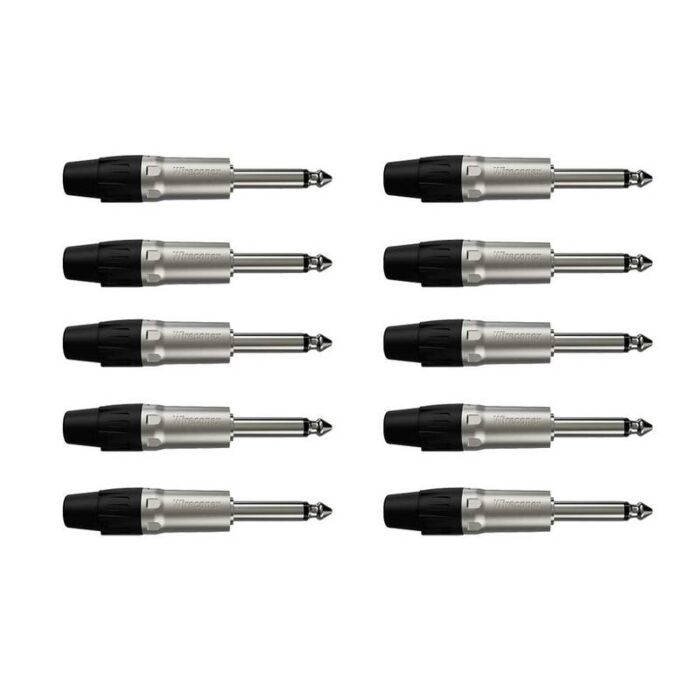Conector P10 Macho Linha Mono Wc 1112 Wireconex  10 Unidades 1