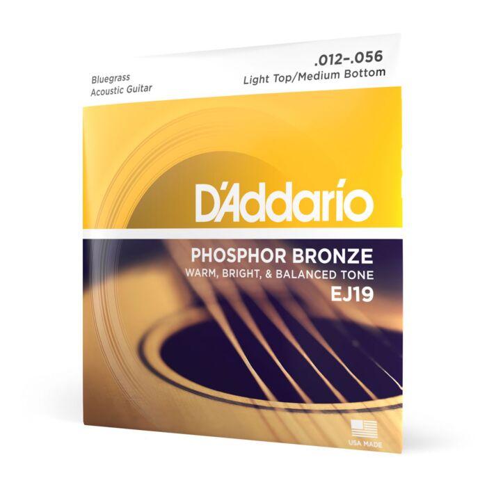 Encordoamento Violão Aço 1256 D Addario Phosphor Bronze EJ19 1