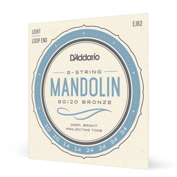 Encordoamento Bandolim 10-34 D Addario Bronze 80/20 EJ62 1