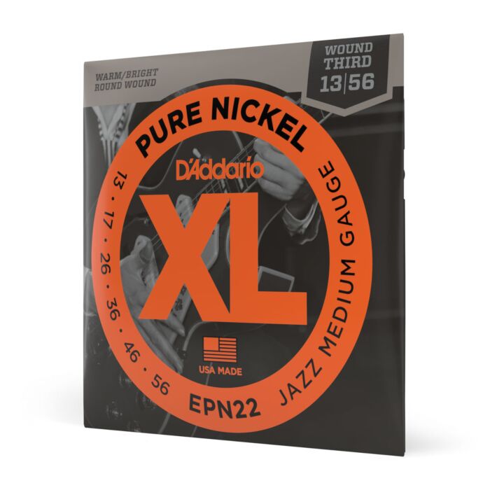 Encordoamento Guitarra 13-56 D Addario XL Pure Nickel EPN22 1
